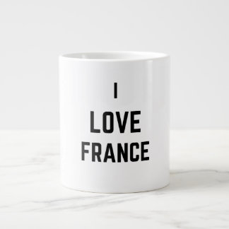 I LOVE FRANCE GIANT COFFEE MUG