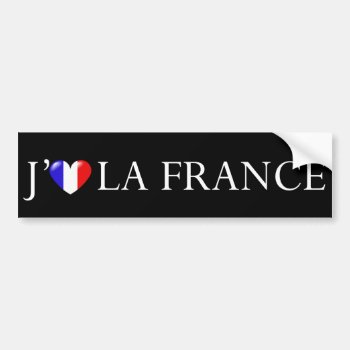 I Love France Sticker by madelaide at Zazzle