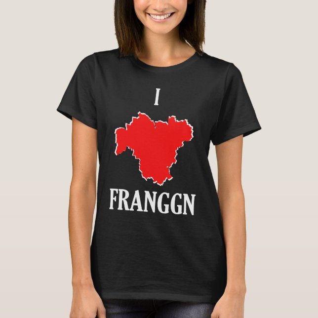 I Love Franggn Proud Franks Card  Home T-Shirt (Front)