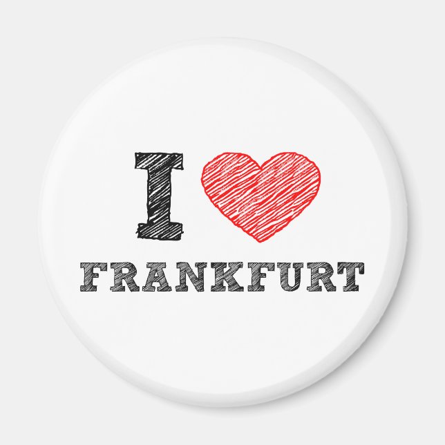 I love Frankfurt Magnet (Front)