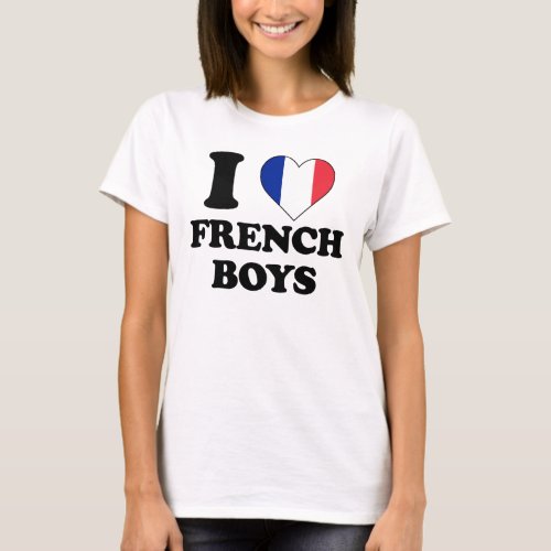 I love French Boys T_Shirt