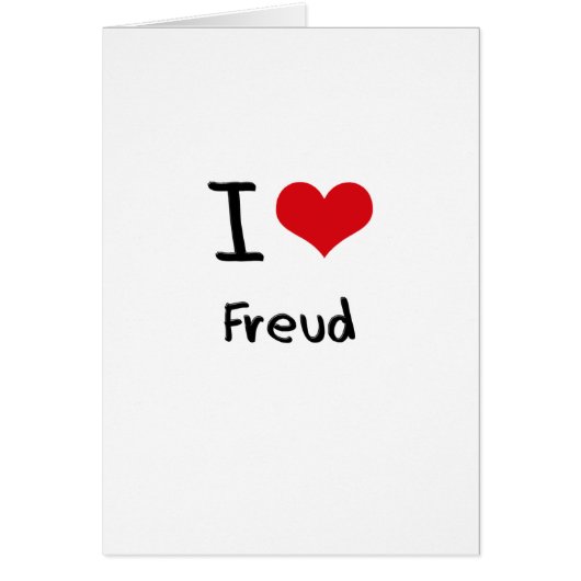 I Love Freud Cards (Front)