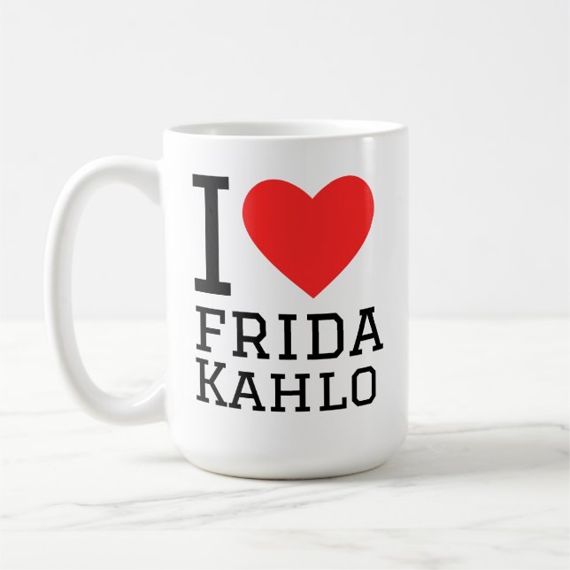 I love frida kahlo coffee mug (Left)
