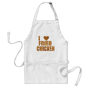 I love fried chicken adult apron