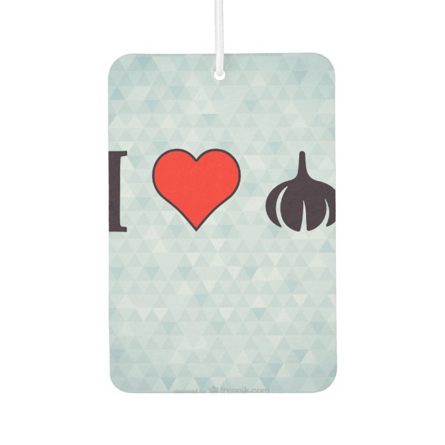 I Love Fried Onion Rings Air Freshener (Front)