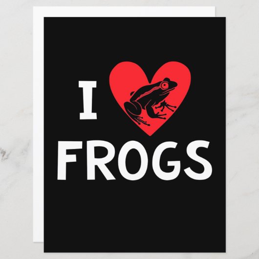 I Love Frogs (Front/Back)