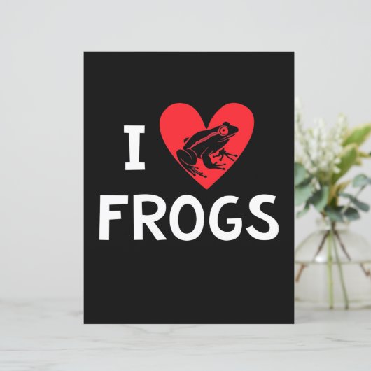 I Love Frogs (Standing Front)