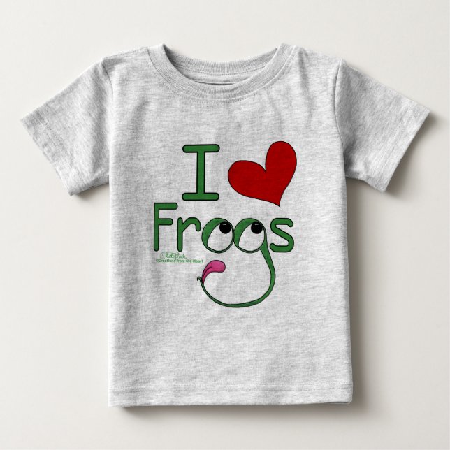 I love FROGS Baby T-Shirt (Front)