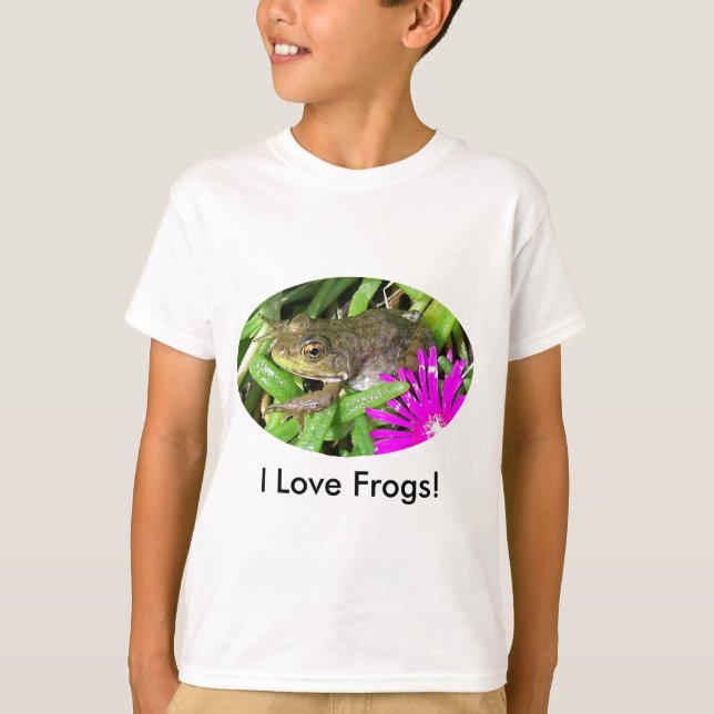 I Love Frogs! Cards, Shirts & Gift Items (Front)