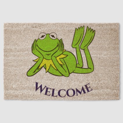 I Love Frogs Coir Mat