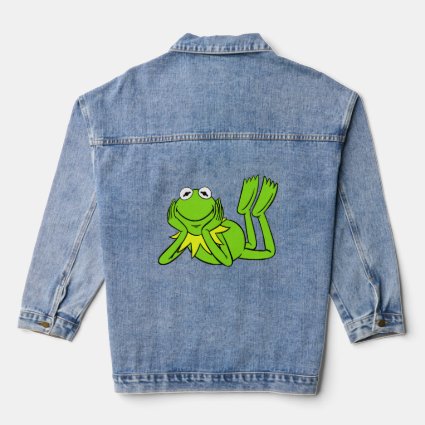 I Love Frogs Denim Jacket