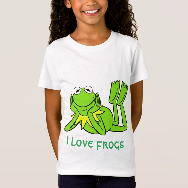 I Love Frogs Kids Shirt