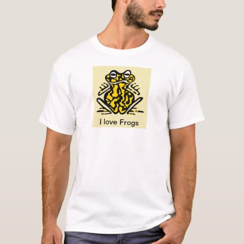 I love FROGS _ Poisonous Corroboree frog _  T_Shirt