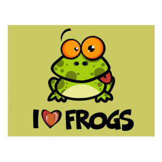 Cartoon Frog Postcards | Zazzle