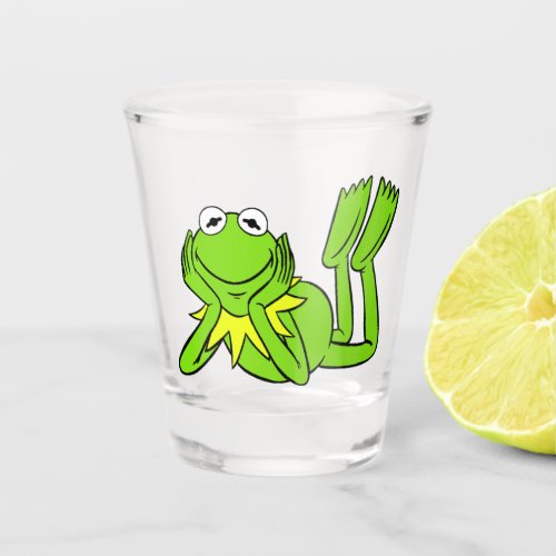 I Love Frogs Shot Glass