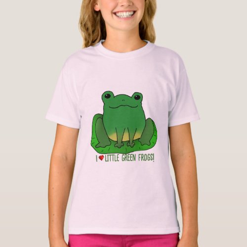 I Love Frogs T_Shirt