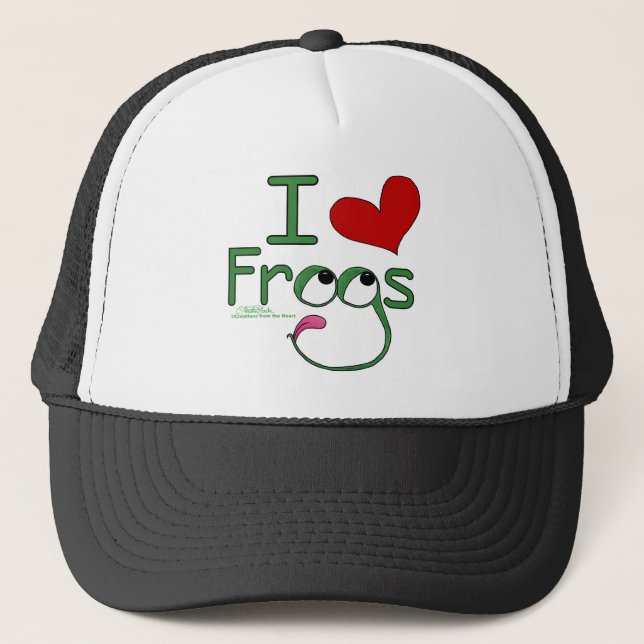 I love FROGS Trucker Hat (Front)