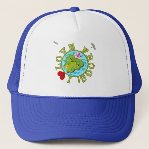 I Love Frogs Tshirts and Gifts Trucker Hat