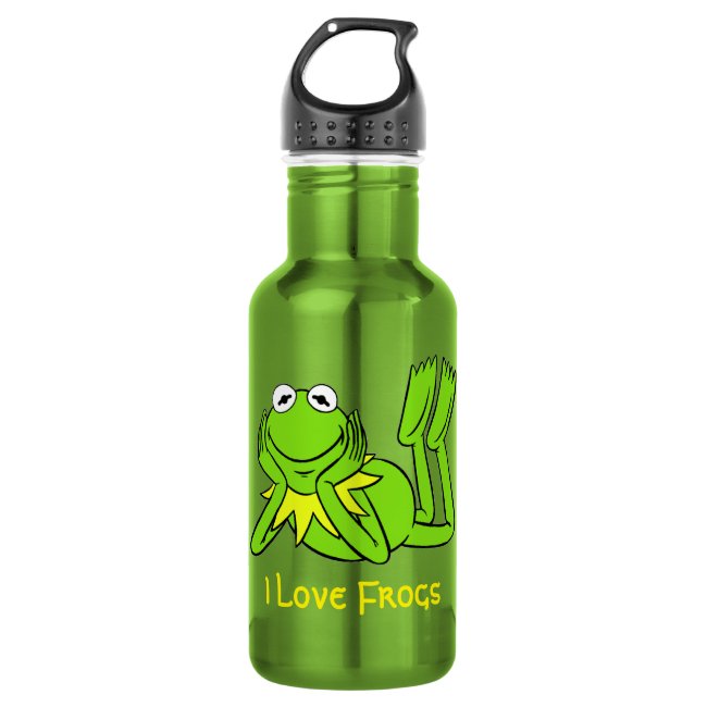 I Love Frogs Water Bottle