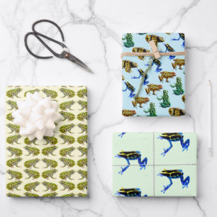I Love Frogs Wrapping Paper Sheets