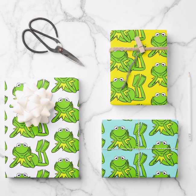 I Love Frogs Wrapping Paper Sheets