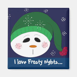 I love Frosty Nights Magnet