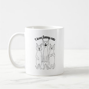 I love funny cats. Perfect for cat lovers Coffee Mug