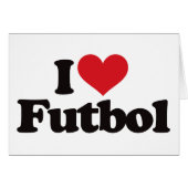 I Love Futbol (Front Horizontal)