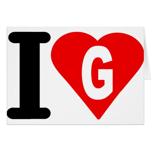 i-love-g. cards (Front Horizontal)