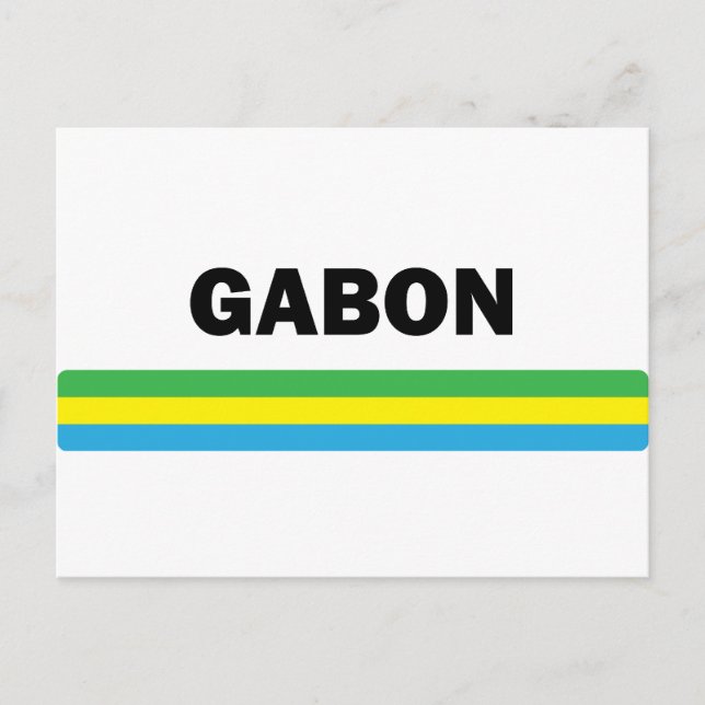 I Love Gabon Postcard (Front)