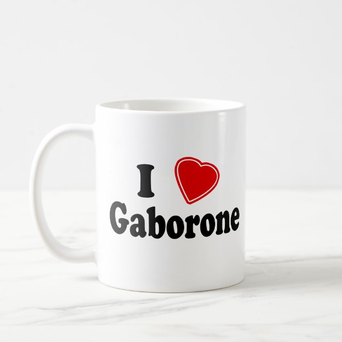 I Love Gaborone Drinkware