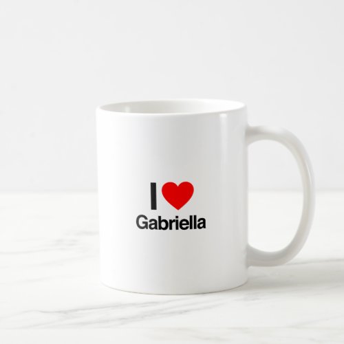 i love gabriella coffee mug