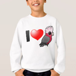 I Love Galahs (raised crest) Kids' American Apparel Organic T-Shirt
