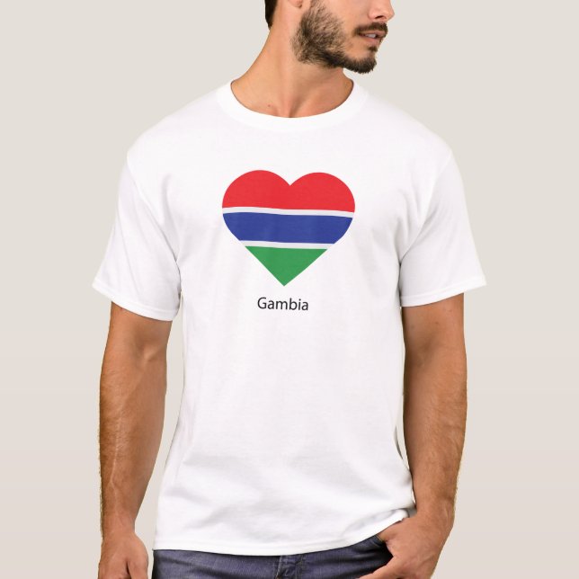 I Love Gambia T-Shirt (Front)