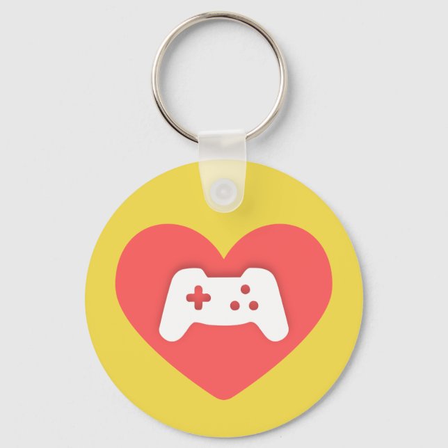 I love games keychain (Front)