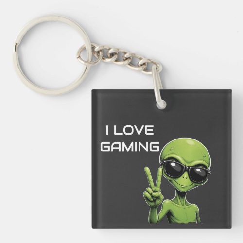 I love gaming keychain