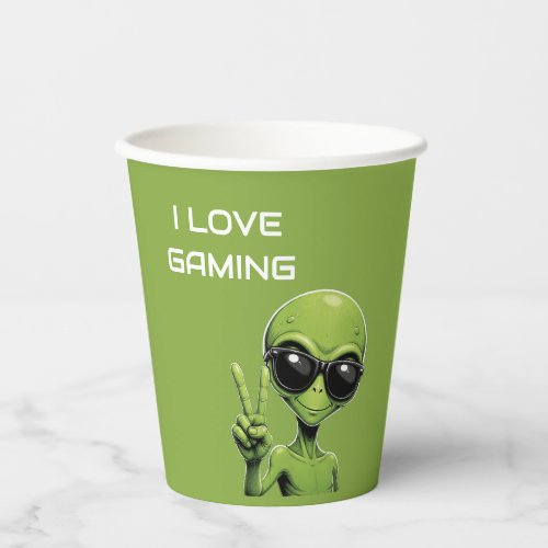 I love gaming paper cups