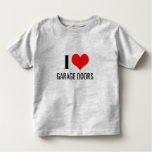 I Love Garage Doors Funny Christmas Red Heart Gift