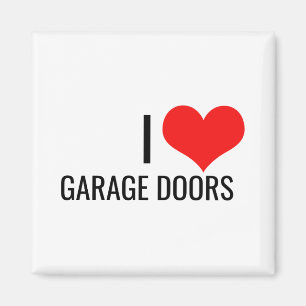 I Love Garage Doors Red Heart Christmas Gift Nk To Magnet