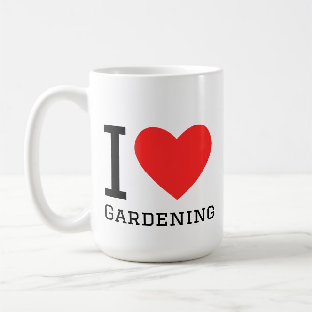 I love gardening coffee mug (Left)