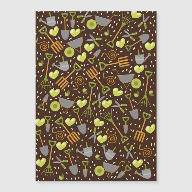 I love Gardening.(dark background version) (Front)