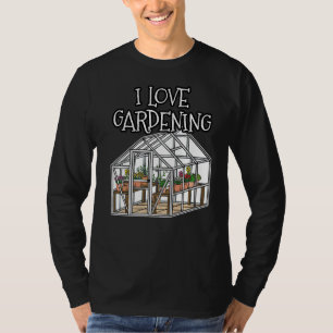 I Love Gardening Greenhouse Mother's Day Mom Grand T-Shirt