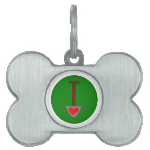 I Love Gardening Pet Tag