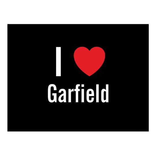 I love Garfield Postcard