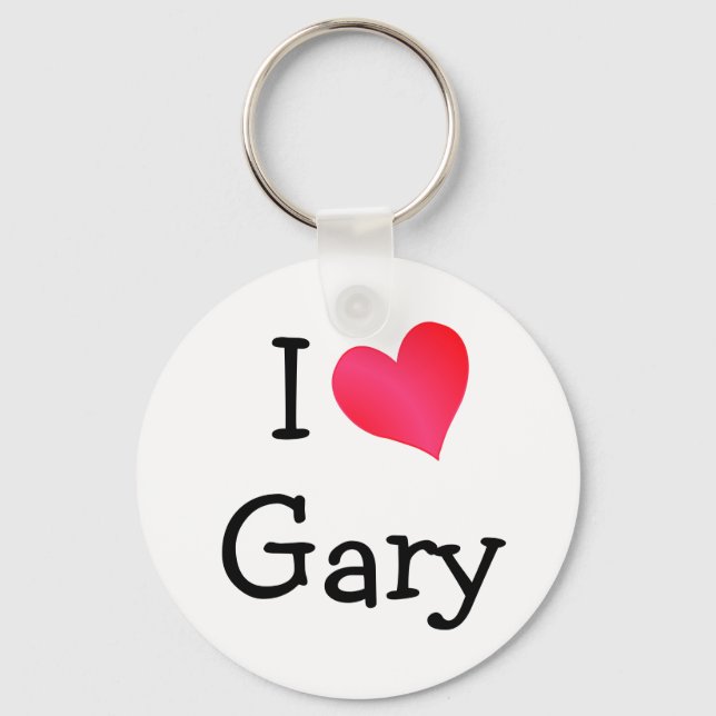 I Love Gary Keychain (Front)