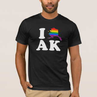 I LOVE GAY ALASKA - WHITE -.png T-Shirt