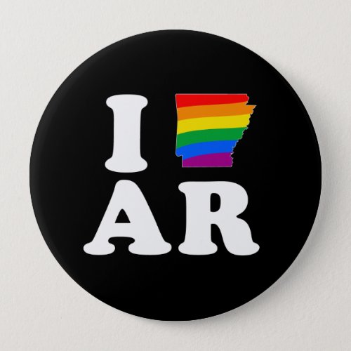 I LOVE GAY ARKANSAS __ WHITE _png Button