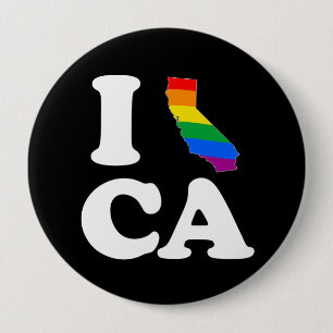 I LOVE GAY CALIFORNIA - WHITE -.png Button
