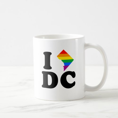 I LOVE GAY DC COFFEE MUG