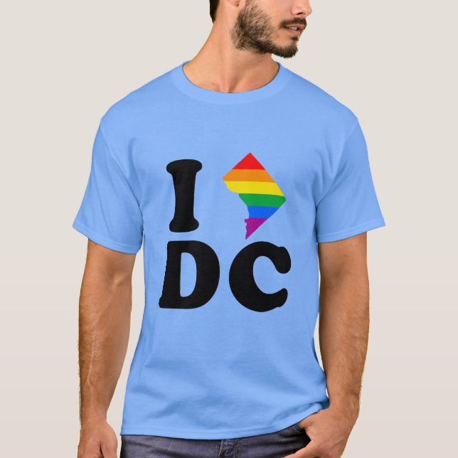 I LOVE GAY DC T-Shirt (Front)